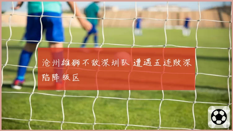 沧州雄狮不敌深圳队 遭遇五连败深陷降级区